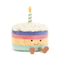 Jellycat Amuseable Rainbow Birthday Cake 15 X 15 Cm