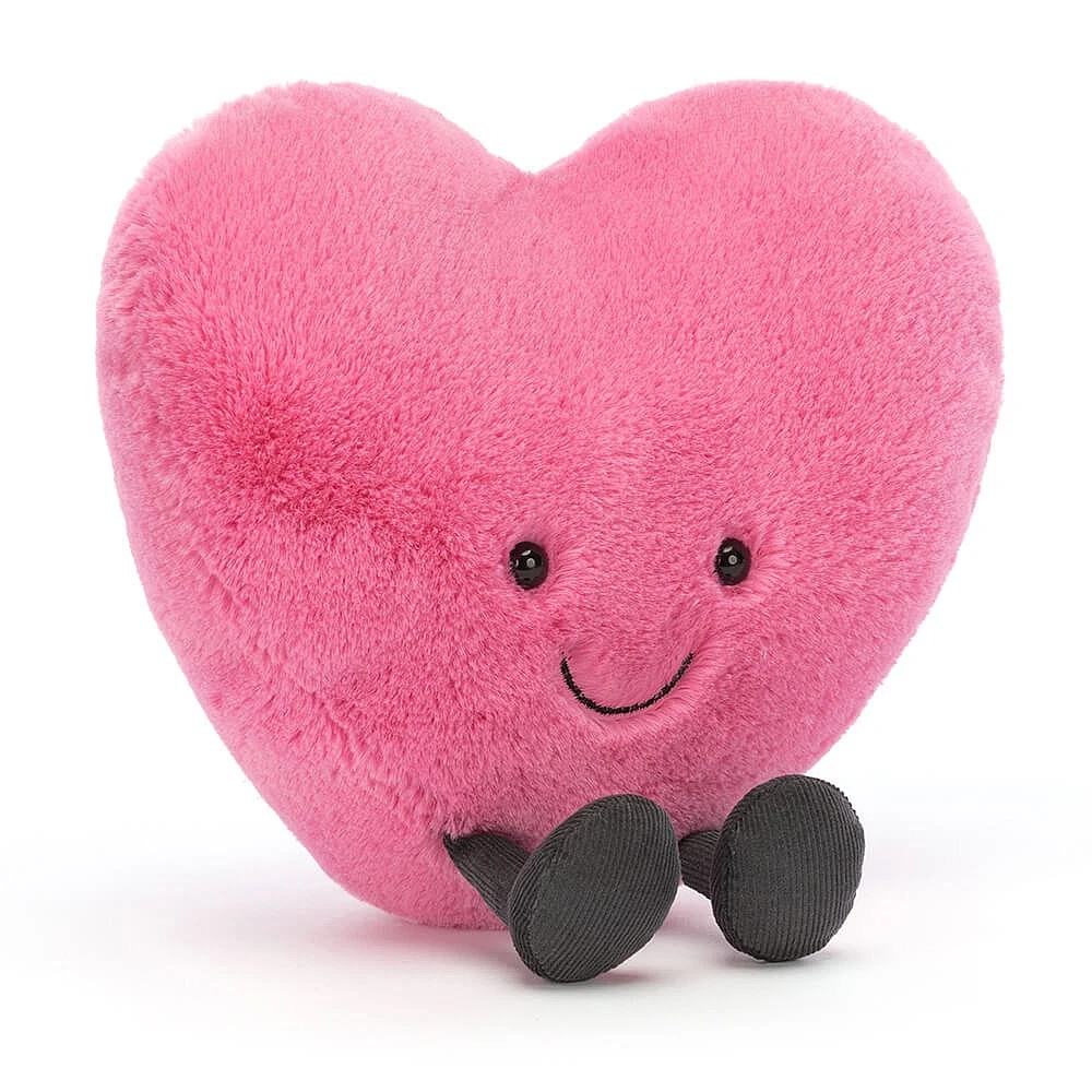 Jellycat Amuseable Pink Heart Large 17 X 19 Cm 1 Jellycat Amuseable Pink Heart Large 17 X 19 Cm