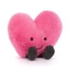 Jellycat Amuseable Hot Pink Heart Small 11 X 9 Cm