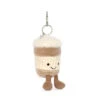 Jellycat Amuseables Coffee To Go Bag Charm 18 X 5 X 5 Cm