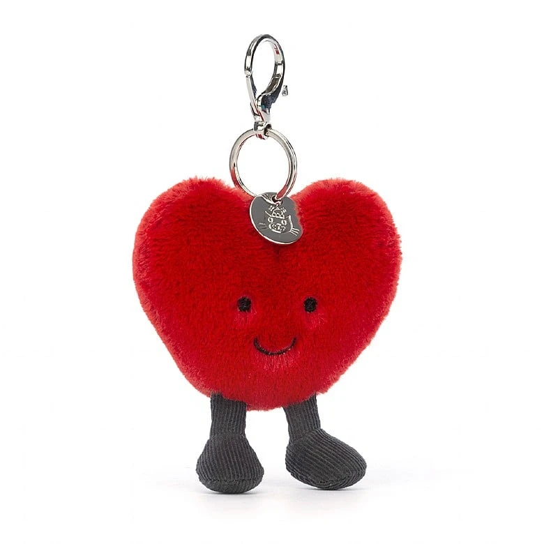 Jellycat Amuseable Heart Bag Charm 16 X 9 Cm 1 Jellycat Amuseable Heart Bag Charm 16 X 9 Cm