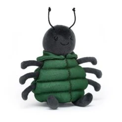 Jellycat Anoraknid Black Spider 13 X 10 Cm