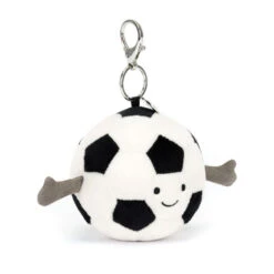 Jellycat Amuseable Sports Football Bag Charm 16 X 8 X 6 Cm