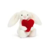 Jellycat Bashful Red Love Heart Bunny Little 18 X 9 Cm