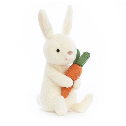 Jellycat Bobbi Bunny With Carrot 1 Jellycat Bobbi Bunny With Carrot