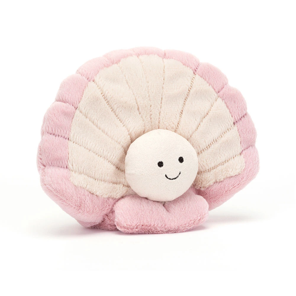 Jellycat Clemmie Clam 16 X 19 X 9 Cm 1 Jellycat Clemmie Clam 16 X 19 X 9 Cm
