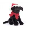 Jellycat Winter Warmer Pippa Black Labrador 22 X 8 Cm