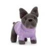 Jellycat Sweater French Bulldog Purple 17 X 19 Cm