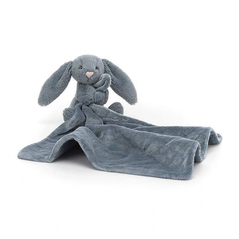 Jellycat Bashful Dusky Blue Bunny Soother 34 X 34 Cm 1 Jellycat Bashful Dusky Blue Bunny Soother 34 X 34 Cm